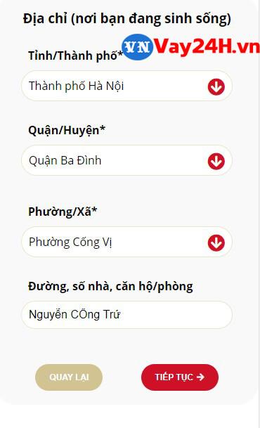 Các bước vay tiền vayvnd bước 2 Các bước vay tiền vayvnd bước 2