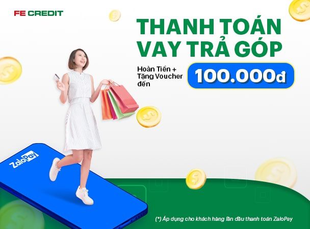 Hướng dẫn thanh to&aacute;n khoản vay tiền mặt Fe credit