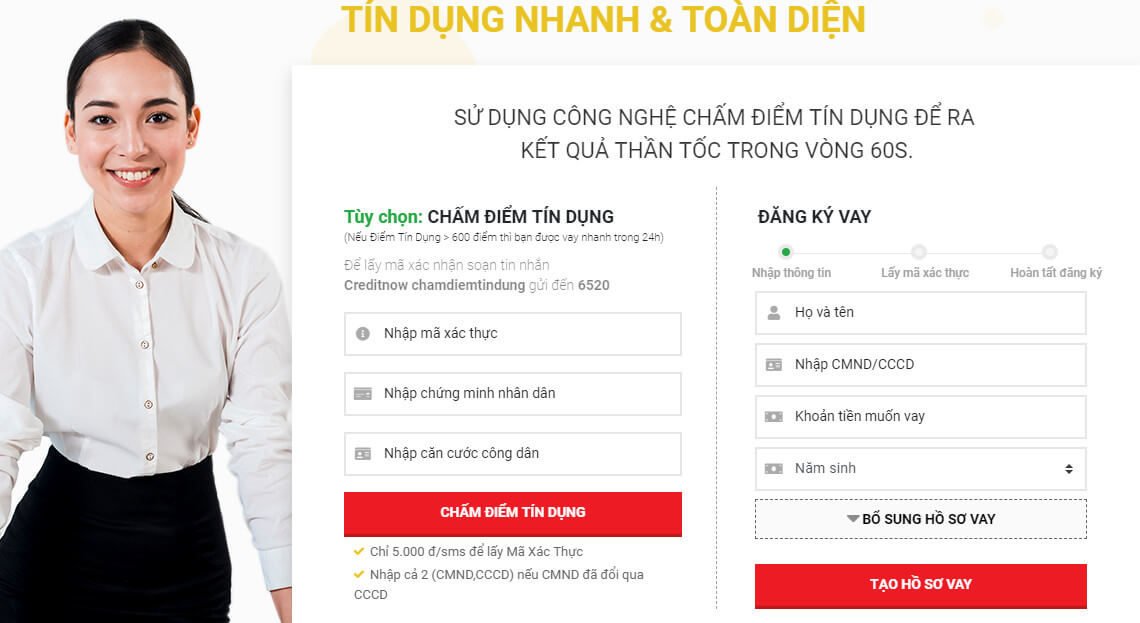 Quy t&igrave;nh vay tiền tại Credit Now